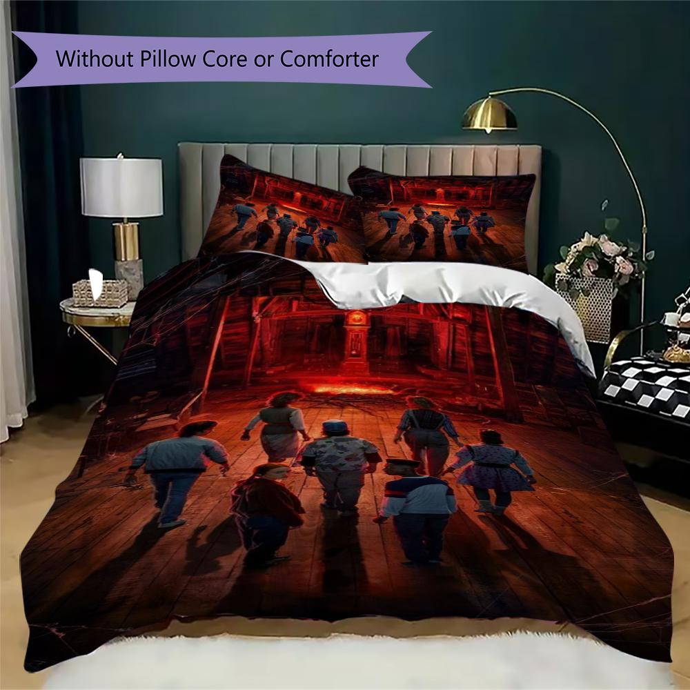 Upside Down Terror Bedding 1 Duvet Cover 2 Pillowcase Without Core Without Core Duvet Cover And Pillowcase Bedding Set