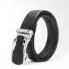 Men'S Belt No Standard Casual Belt Foreign Trade Youth Simple Automatic Buckle Imitation Leather Iron Buckle Belt