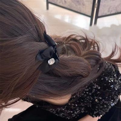 Y2K Bowknot Cloth Mini Cute Hairpin Bow Hair Clip Female Hair Accessories Korean Style Headwear