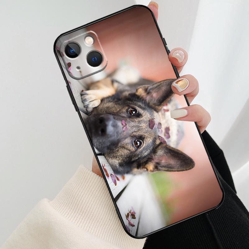 German Shepherd Dog Phone Case For iPhone 17 Pro Max 16 15 11 13 12 14 Pro Max mini 15 16 Plus 16e 17 Air Cover