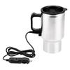 Auto Cup Heater 12V Electric Heating Bottle Drink Water Thermal Kettle Mug Cup With Lighter Cable Travel Mug 350/400/450/500ML