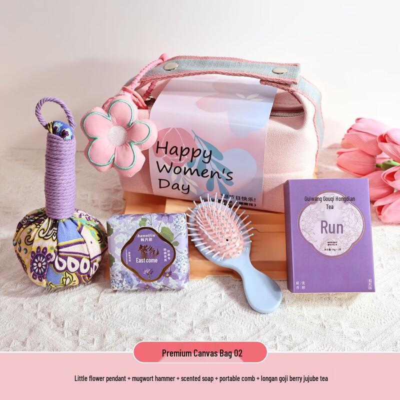 Women s Day Canvas Bag Gift Set