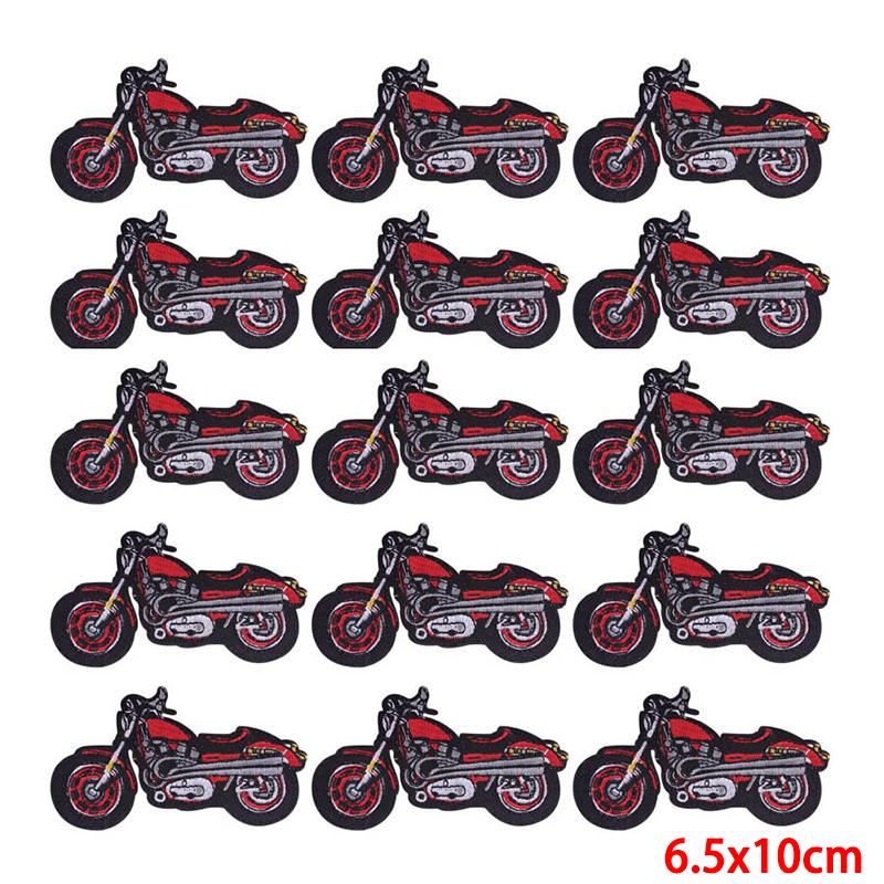10 Pcs/lot Embroidery Patch Iron On Patches For Clothing Patches On Clothes Jackets Decor Applique Sew Supplies