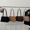 Women's Large Suede Shoulder Bag: New 2025 Autumn/Winter Versatile Tote
