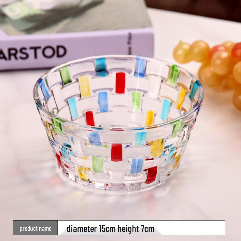 Многофункциональная стеклянная миска Flavinmci, расписанная вручную