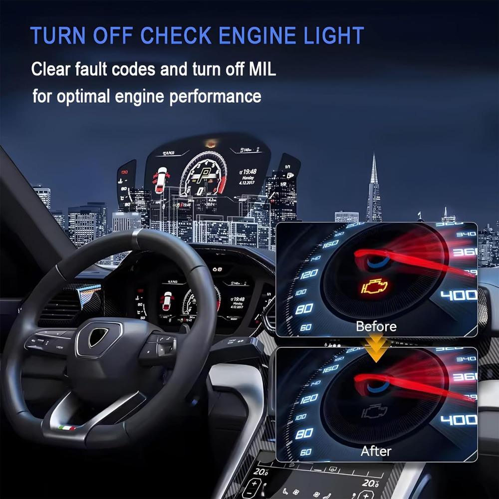 Advanced Diagnostic Tools: Professional Engine Fault Code Reader, Scanner, Engine Fault Scanner, Diagnostic Scanning Tool.