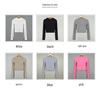 Korean Dongdaemun Trendy Tight Long Sleeve T-shirt: Sexy & Versatile with Big Bust and Waist Display