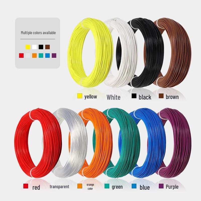 Teflon Silver-Plated High-Temp Wire for Audio Connection - 0.2/1/2.5/4/6mm²