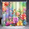 Funny Shower Curtains, Cool Dog Shower Curtain, Fun Pet Puppy Waterproof Shower Curtains with Hooks for Bathroom Decor, Dog