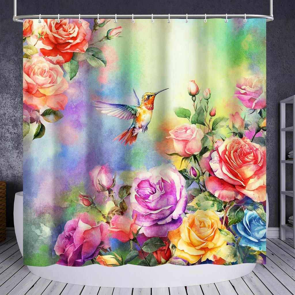 Funny Shower Curtains, Cool Dog Shower Curtain, Fun Pet Puppy Waterproof Shower Curtains with Hooks for Bathroom Decor, Dog