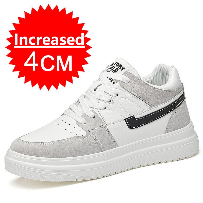 New Men's Inner Heightening Shoes Leather Sports Casual Shoes Invisible Height Increasing Shoes Men Sport Elevator 6CM 8CM 10CM
