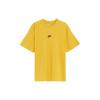 Solid Color Crew Neck Loose Short Sleeve T-Shirt Men Tops Yellow DO7392-709