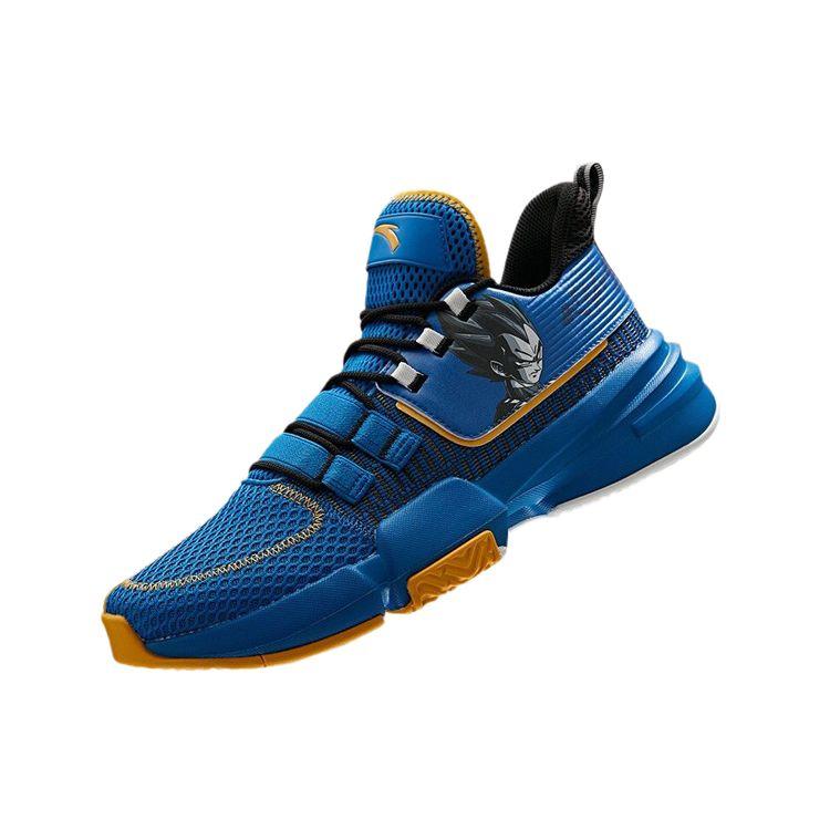 Anta Dragon Ball Super X Scarpe da basket basse da uomo ammortizzanti antiscivolo resistenti all'usura sneaker Blu 112021615-3