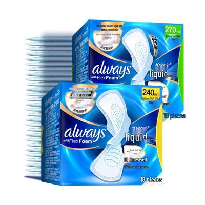 Surtido de Compresas Sanitarias Líquidas Whisper
