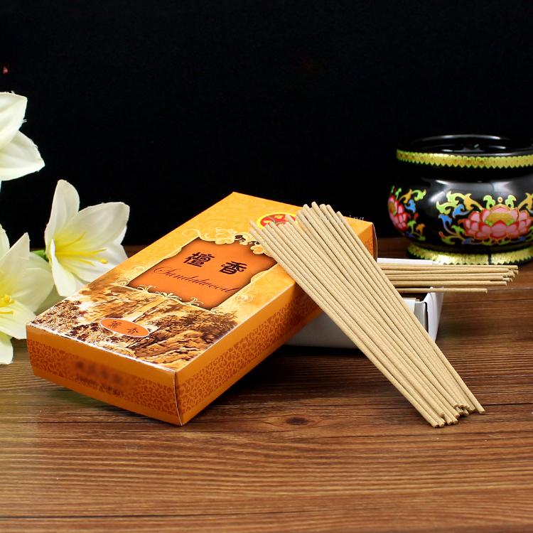 

About 300 Pieces/box Thailand Joss Stick 14cm Sandalwood/Jasmine/Rose Buddha Incense/Temple Home Air Purification Aromatherapy Sandalwood