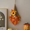 Fall Wreath Artificial Autumn Dwarf Hanging Outdoor Front Door Garland Welcome Decoration  for Thanksgiving Halloween Home Decor
