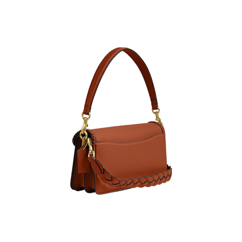 New COACH Tabby Smooth Calf Leather Handbag, Shoulder Bag Medium Size Women's Brown CJ838-B4BAR