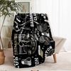 badminton Theme Printed Blanket - Perfect for Couch, Bed, Travel & Outdoor Use | Machine Washable, Cozy & Durable.