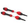 4 Pcs Rr Drive Shaft Steel Driveshaft CVD Replacement for   Slash Rustler Hoss   VXL 4X4 1/10 Remote control Car