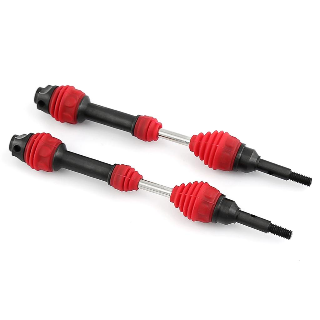 4 Pcs Rr Drive Shaft Steel Driveshaft CVD Replacement for Slash Rustler Hoss VXL 4X4 1/10 Remote control Car