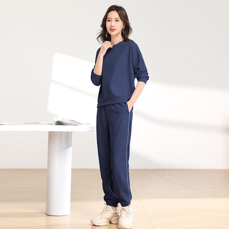 Sanpowa Waffle Knit Athletic Tracksuit