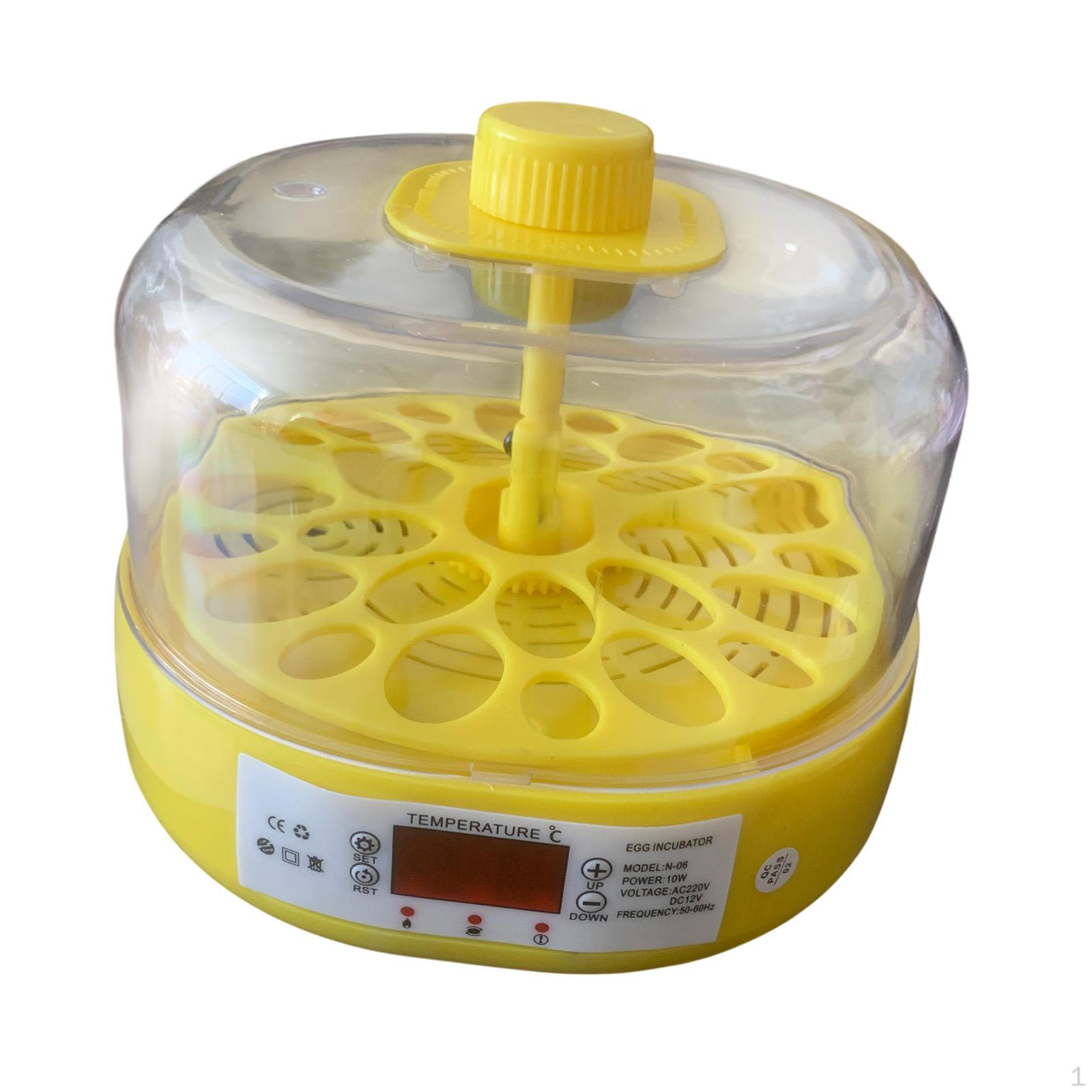 

Інкубатор для яєць, Перевертач, Висиджувач, 18 яєць, Контроль температури, Цифровий для висиджування птиці Automatic