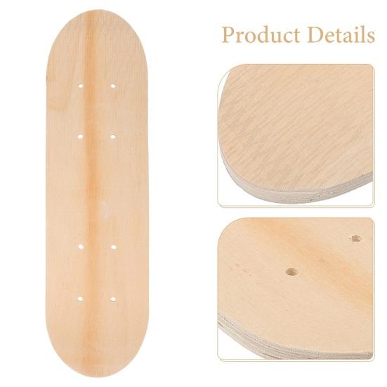 Blank Skateboard Plain Deck Full Size DIY Hand Painted Children's Only Deck Included