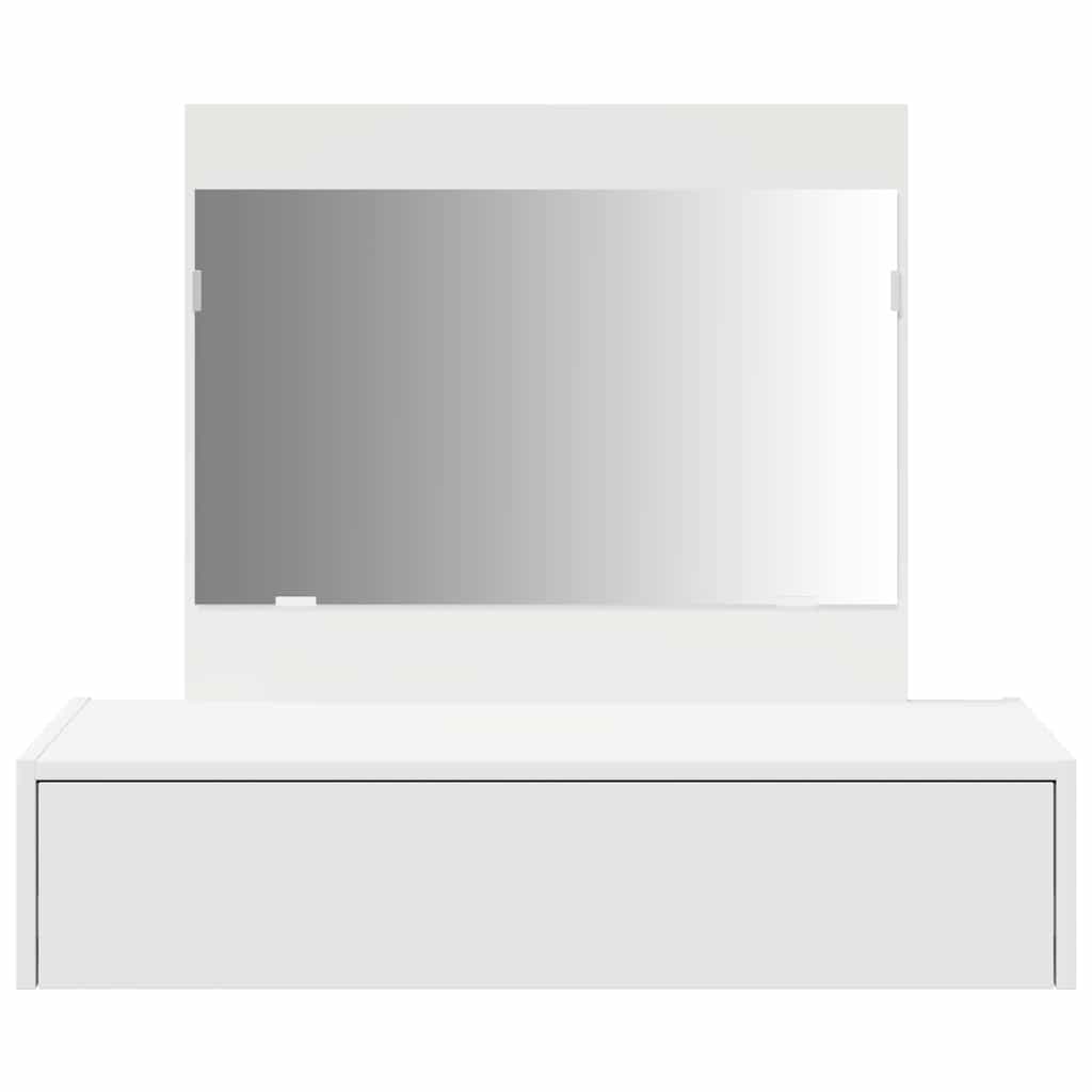 Makeup Table with Drawers White 83 x 40 x 70 cm Engineered Wood