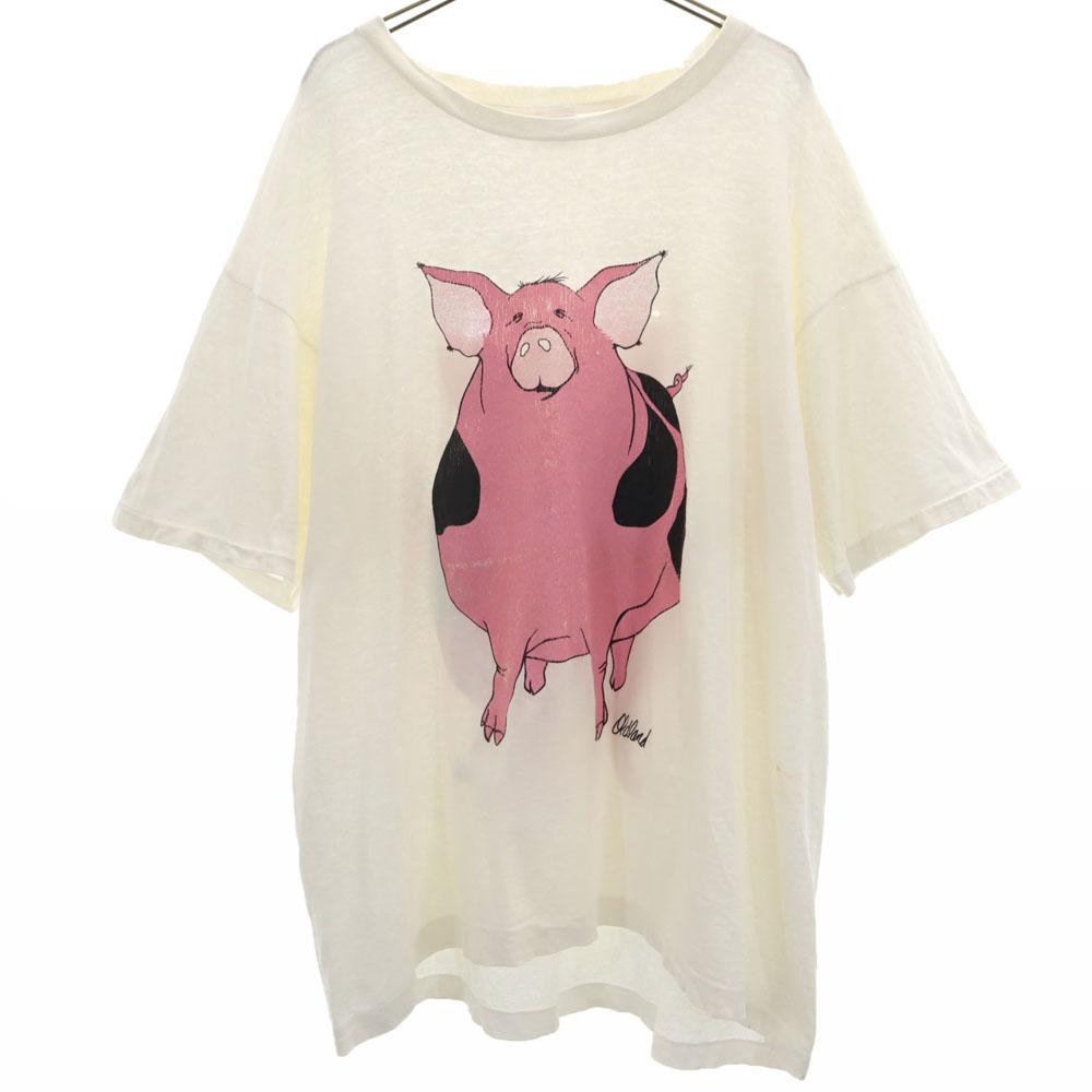 

FRUIT OF THE LOOM 90s Old double-sided print Short sleeve T-shirt XL Men s Used