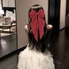 Polka Dot Pattern Polka Dot Hair Clip Floating Ribbon Long Ribbon Hair Clip  For Women