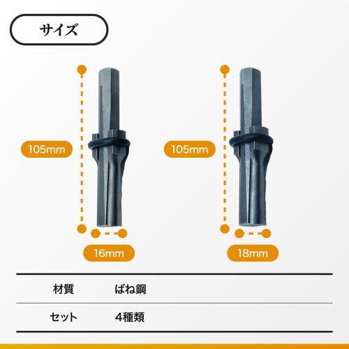 Nanarico Concrete Drill Hammer Drill with Concrete Wedges for Rock and Stone Breaking, 18mm, Set of 10