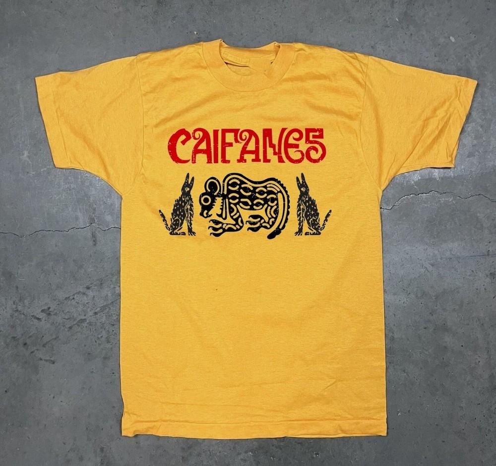 Caifanes El Volcan El Silencio Poster Yellow All Size Tee Shirt Unisex T-Shirt XXXL