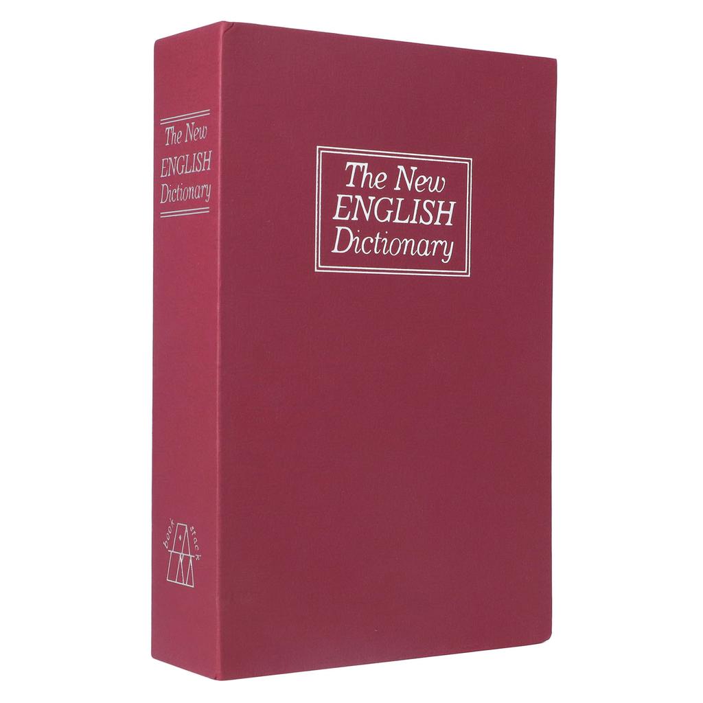 Diversion Book Safe Imitation Books Realistic Stainless Steel Liner Portable Book Safe Storage Box