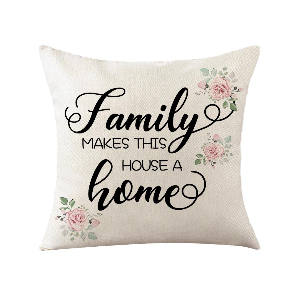 Aquarell Frühlings Kissenbezug Nordische Blume Heim Kissenbezug Polyester Schlafzimmer Sofa Kissenbezug