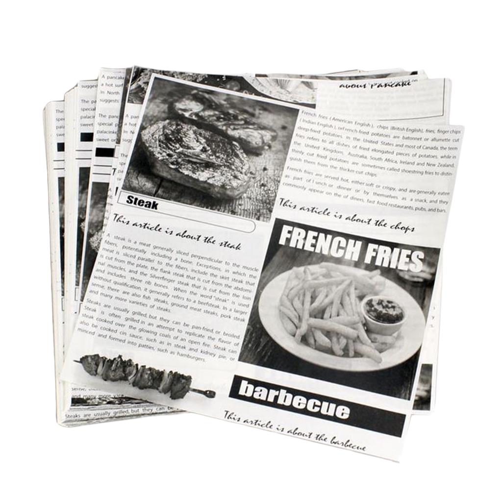 Oil Paper French Fried Popcorn Storage Box