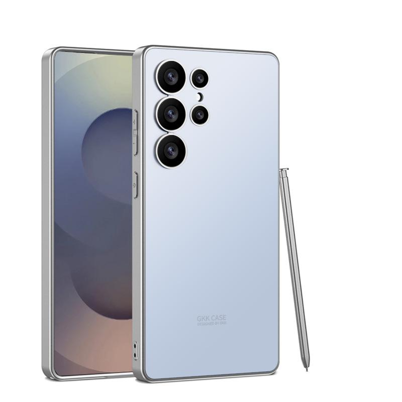 Suitable for Samsung S25 Ultra Mobile Phone Case AG Skin Feeling Galaxy S25U Protective Case Simulation Bare Metal Feel Ins