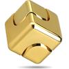 Metallkub Roterande Fingertopp Gyroskop Fidget Anti Stress Leksaker Vuxen Kontor Hem Resa Bärbar Spinner Leksaker Julklappar