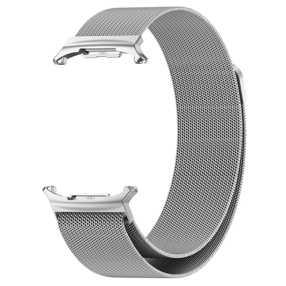 

KALEBOL For Samsung Galaxy Watch Ultra 47mm Watch Band Magnetic Buckle Metal Milanese Wrist Strap Silver