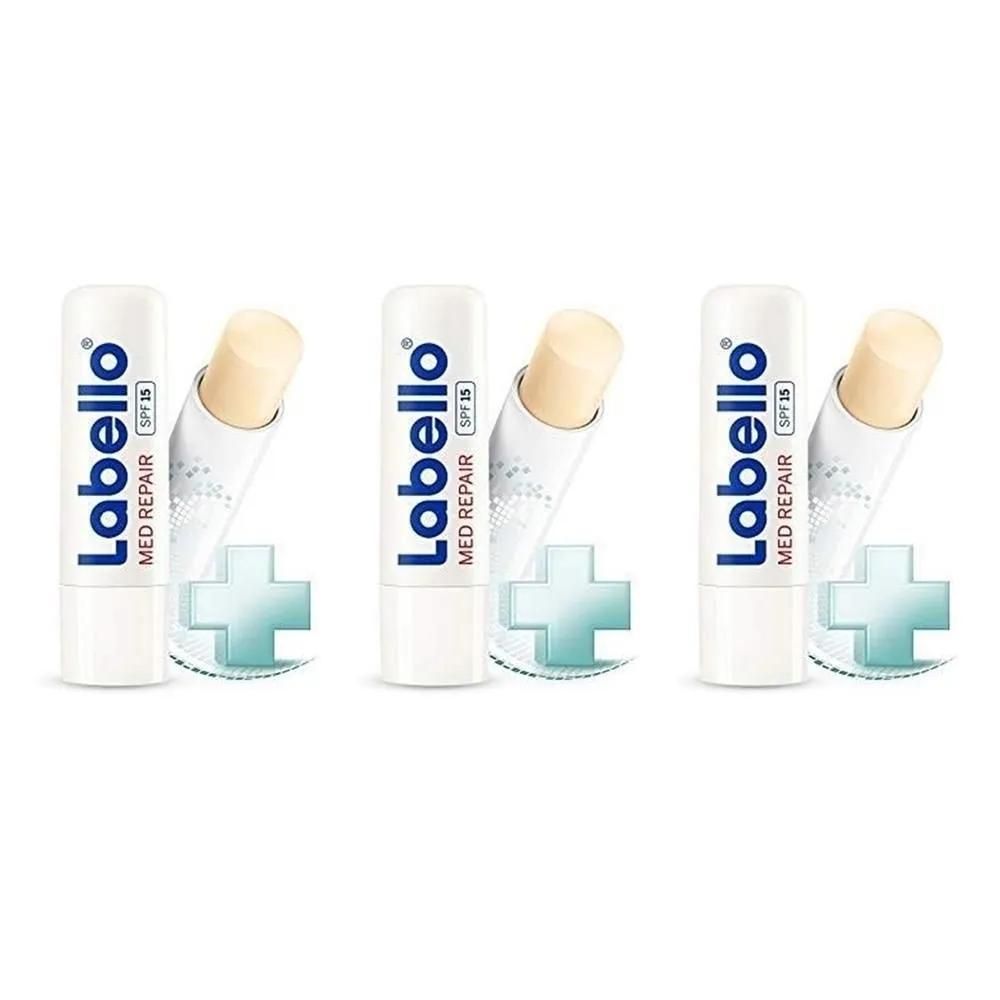 Labello Бальзам для губ 3 шт. MED Repair (Формально известно как MED Protection) Бальзам для губ 3 шт.