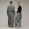 adidas Weite Cargohose Unisex Hose Grau Stein-Grün IP7931