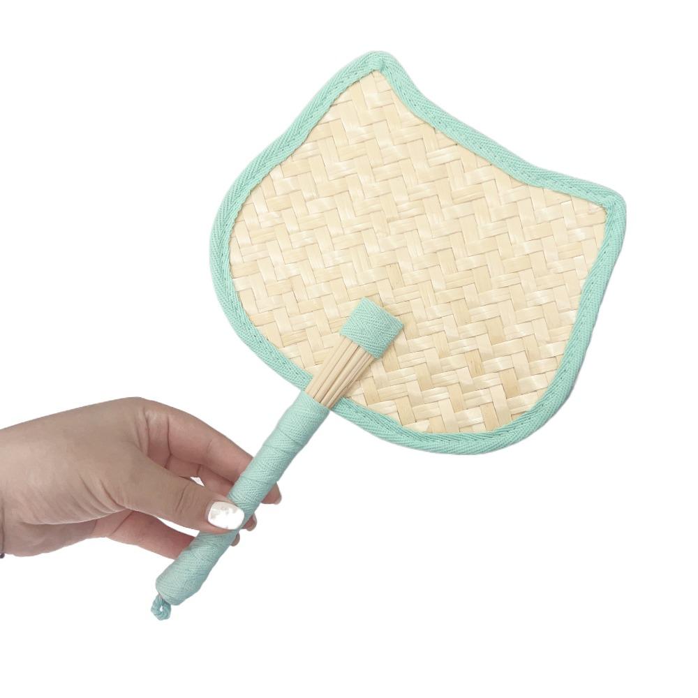 Ancient Hand-Woven Fan Chinese Style Hand Braided Fan Decorative Handheld Fans  Photo Prop