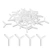 200pcs Wall Floor Tile Plastic Y Spacers Tiling Tool 2mm 1/12" Hex Tile Spacer for Ceramic Tile Installation White