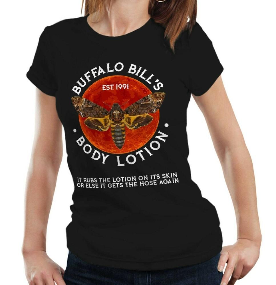 

Silence Of The Lambs Tshirt Buffalo Bills Body Lotion Semi Fitted Ladies Horror L