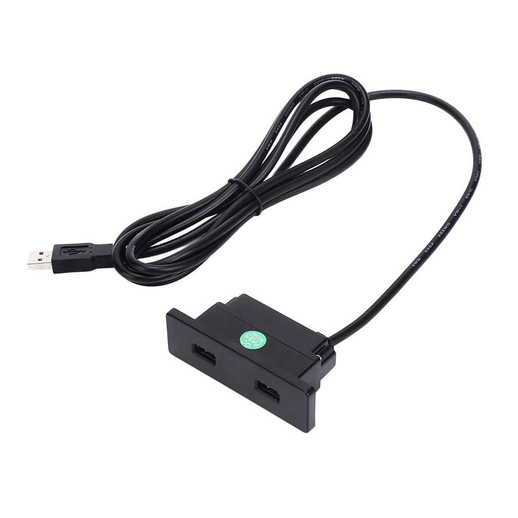 Zapuštěná zásuvka napájecího proužku USB 5 V 2,5 metru Duální porty USB Nabíjecí zásuvka na pohovce ABS Integrovaný USB