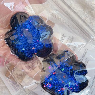 Starry Sky Squishy Cat Paw Stress Relief Decompression Toy Slow Rebound Pinch New Fidget Toy For Kids Adult Christmas Gifts