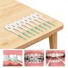 100 Pcs Disposable Dual‑Head Dental Floss Picks, Polypropylene Oral Care Floss Sticks with Portable Storage Box