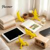 Funny Room Decor 4PCS Banana Man Figurine, 3D Printed Character Desktop Innovative Gift for Friends Ornaments, Novelty Cute Tabletop Toys Office Home