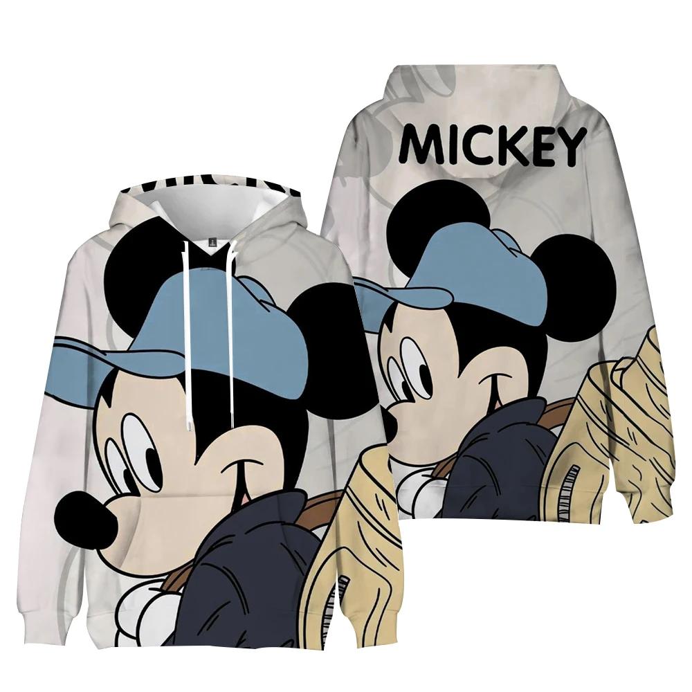 Disney Hoodie Mode Goofy Tasche Sweatshirt Pullover Niedliche Hoodies Mädchen Damen Sweatshirt Cartoon Hoodie