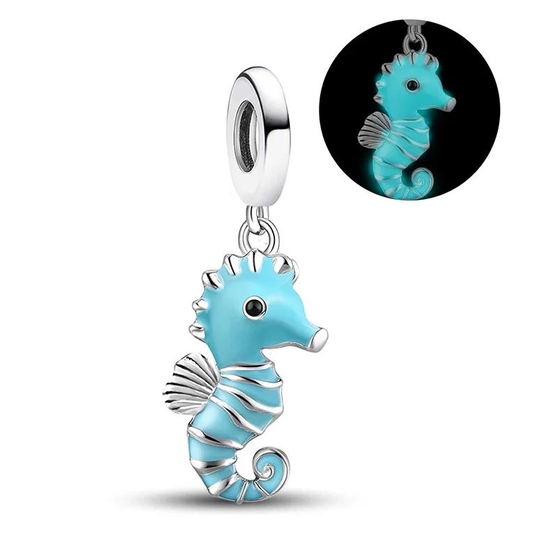 

Copper Chameleon Luminous Firefly Seahorse Charms Bead Fit Diy Bracelet Bangle Making Gift Of High Quality Jewelry