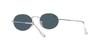 RB3547 Dark Blue Size 51 Ray-Ban Sunglasses, Silver/Crystal Lens,